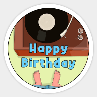 Happy Birthday Sticker